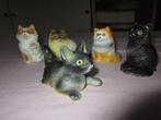Kat en honden beeltjes in pvc uitkiezen € 0,50 per stu, Verzamelen, Ophalen, Zo goed als nieuw, Dier