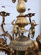 Lustre en porcelaine et en bronze, Antiquités & Art, Antiquités | Éclairage, Enlèvement