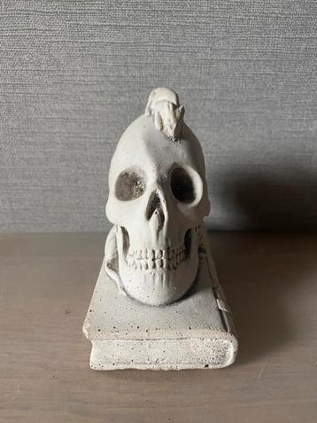Boekensteun dooskop, skull beschikbaar voor biedingen