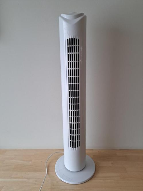 Torenventilator - Wit 79cm tower fan 3 snelheden, Elektronische apparatuur, Ventilatoren, Zo goed als nieuw, Torenventilator, Ophalen