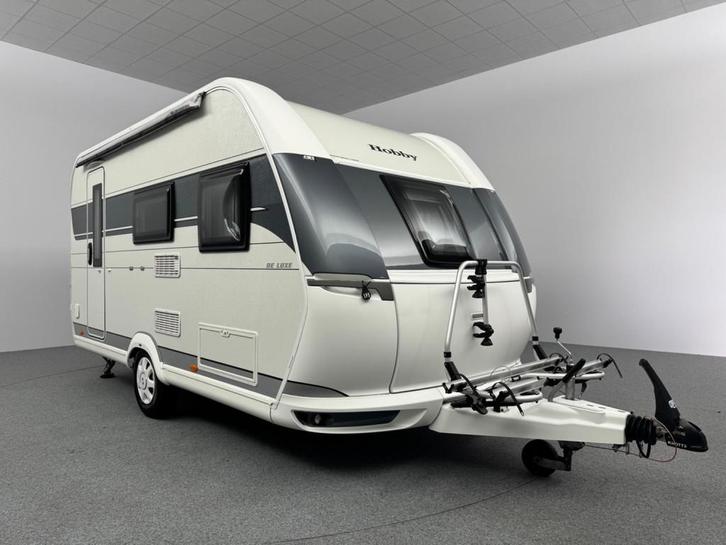 Hobby De Luxe Edition 440 SF ZakLuifel Mover Fietsendrager, Caravans en Kamperen, Caravans, tot en met 4, Overige, Hobby, Vast bed