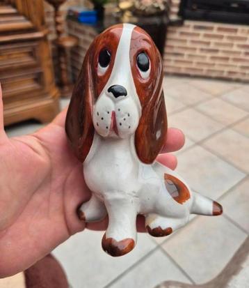 Vintage porceleinen Italy hondenbeeld in perfecte staat  beschikbaar voor biedingen