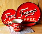 TOMMY'S BRAND COFFEE ONTBIJT SET TAS ONDERTAS BORD, Utilisé, Enlèvement ou Envoi