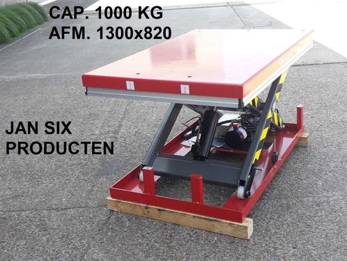 HEFTAFEL ECONOMISCHE VERSIE CAP. 1000 KG BOVENBLAD 1300 X 82, Doe-het-zelf en Bouw, Steigers, Nieuw, Ophalen