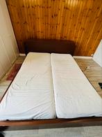 tweepersoonsbed, Huis en Inrichting, Slaapkamer | Bedden, Ophalen, Bruin, Tweepersoons, 180 cm