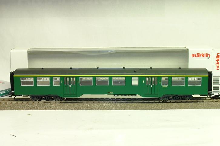 MARKLIN 43547-01 SNCB NMBS M2 VERTE 1ère CLASSE EP. 3, Hobby & Loisirs créatifs, Trains miniatures | HO, Comme neuf, Wagon, Märklin