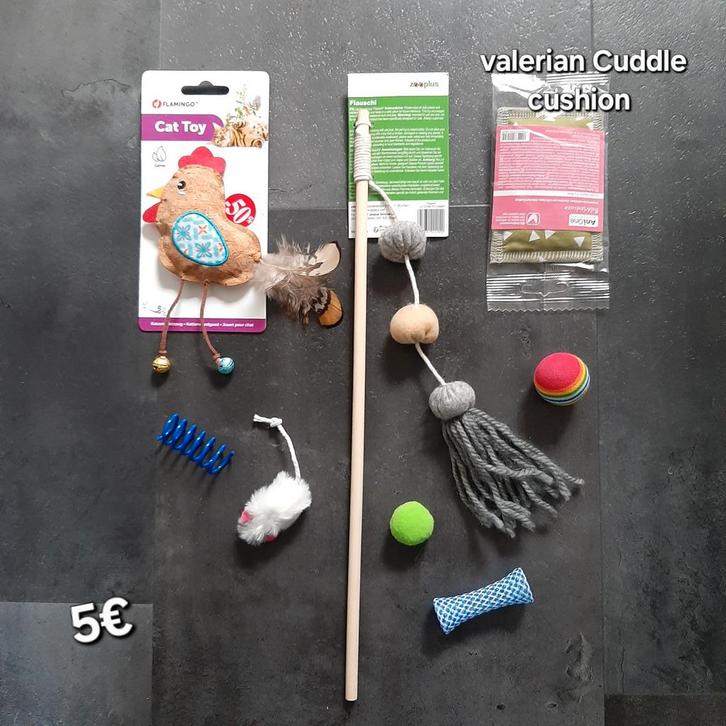 Kattenspeelgoed set nr 5, Dieren en Toebehoren, Kattenspeelgoed, Nieuw, Ophalen of Verzenden