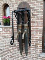 waterpomp,dubbele koperen waterpomp,tuinbeeld ,hoogte 150 cm, Ophalen, Zo goed als nieuw, Handmatig, Regentonpomp