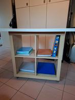 Vakkenkastje ikea op wieltjes met werkblad., Ophalen, Gebruikt