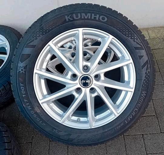 Winterbanden velgen alu MG EHS HS 17inch 5x112 9mm ❄️, Auto diversen, Tuning en Styling, Ophalen