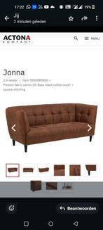 Zetel 2,5 / 3 zit Jonna (Krea winkel) bruin, Enlèvement, Utilisé, Trois personnes, Banc droit