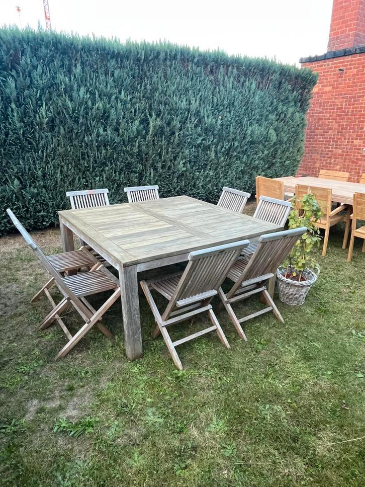 SOLDES sur des ensembles de jardin de qualité, Jardin & Terrasse, Ensembles de jardin, Utilisé, Salons de jardin, Bois de teck