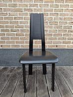 Set van 6 moderne stoelen, Huis en Inrichting, Ophalen, Gebruikt, Zwart, Vijf, Zes of meer stoelen