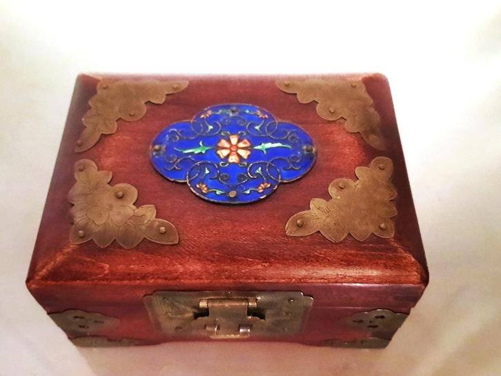 Chinees Shanghai kistje periode 19e eeuw, Antiek en Kunst, Curiosa en Brocante, Ophalen