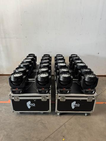 ✅ MG Lighting MH1915 ZOOM Wash Movinghead (8), Musique & Instruments, Enlèvement, Utilisé