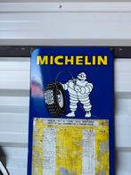 Michelin banden emaille reclamebord, Verzamelen, Ophalen of Verzenden, Gebruikt, Reclamebord