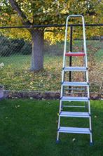 Trapladder - Altrex - 6 treden, Ophalen, Zo goed als nieuw, Ladder, Opvouwbaar of Inschuifbaar