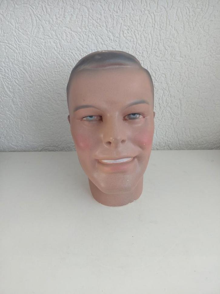 Gipsen hoofd, Antiek en Kunst, Curiosa en Brocante, Ophalen of Verzenden