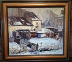 Jean LEGRAND (1906 - 2002) - Dorp in de winter, Ophalen