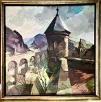 Huile sur toile Camille Barthélémy Luxembourg ville  1937, Antiek en Kunst, Ophalen of Verzenden