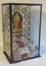 uitzonderlijke antieke religieuze deorama met altaar, Ophalen