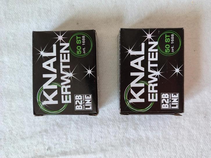 Knal erwten 2x50 stuks of meer, Hobby en Vrije tijd, Feestartikelen, Nieuw, Ophalen