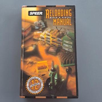 Reloading Rifle & Pistol Manual SPEER, Enlèvement ou Envoi