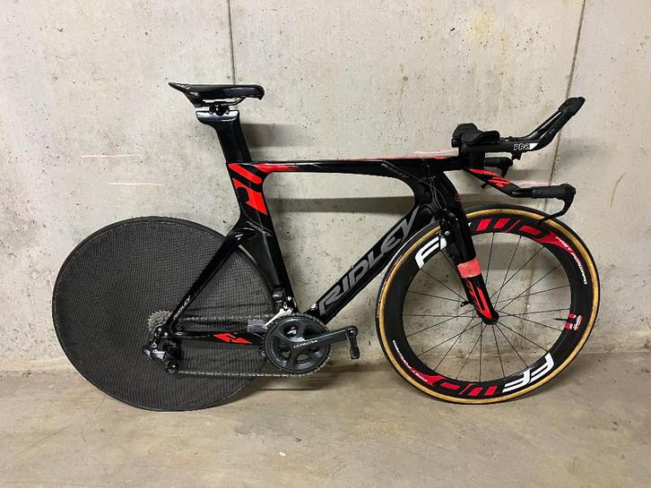 Ridley Dean Fast tijdritfiets Ultegra DI2, Fietsen en Brommers, Fietsen | Racefietsen, Zo goed als nieuw, Carbon, Ophalen