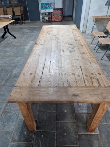 Landelijke eettafel boerentafel 280 cm  beschikbaar voor biedingen