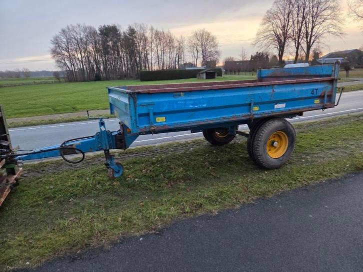 4T EX joskin kipper 1998, 4 tons kieper kipwagen kipkar, Zakelijke goederen, Landbouw | Onderdelen | Banden, Velgen en Assen, Ophalen