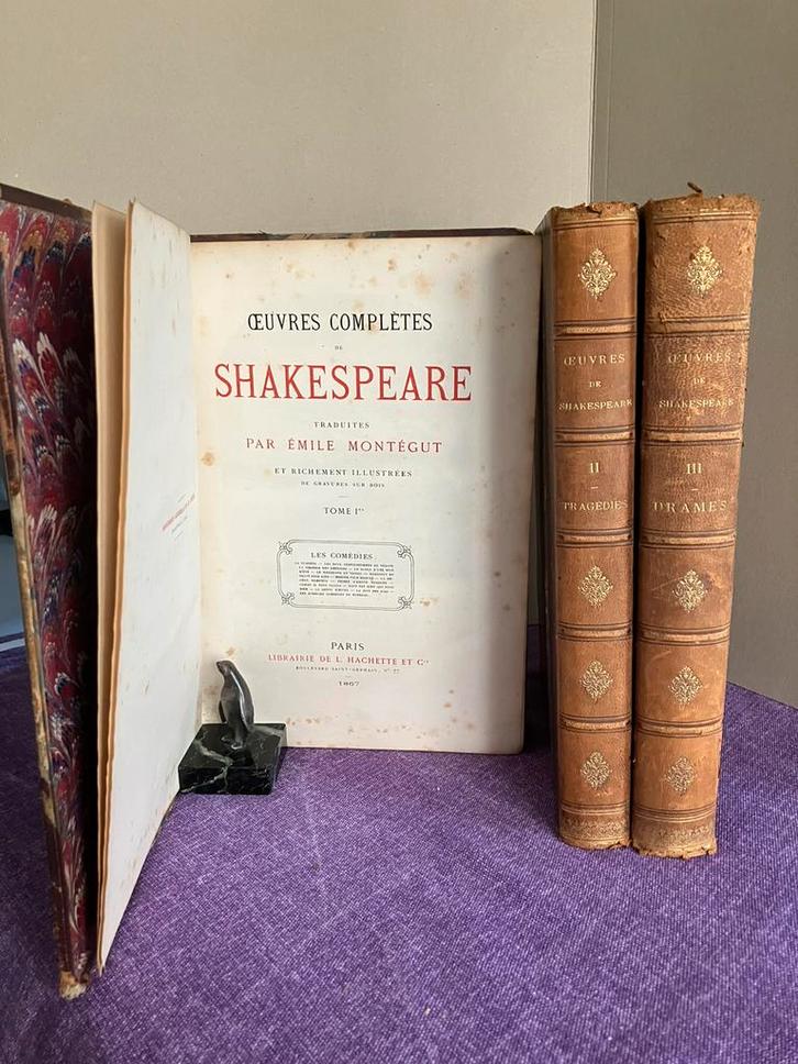 William Shakespeare Oeuvres 1867-1870, Antiek en Kunst, Antiek | Boeken en Manuscripten, Ophalen of Verzenden