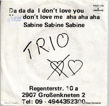 Vinyl, 7"   /   Trio – Da Da Da I Don't Love You You Don't L