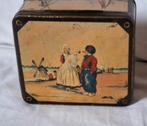 Oud blik met kindjes  en molens, Ophalen of Verzenden, Zo goed als nieuw