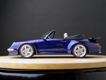 GT Spirit Porsche 993 Turbo Cabrio Iris Blue 999 Pcs. GT257 beschikbaar voor biedingen