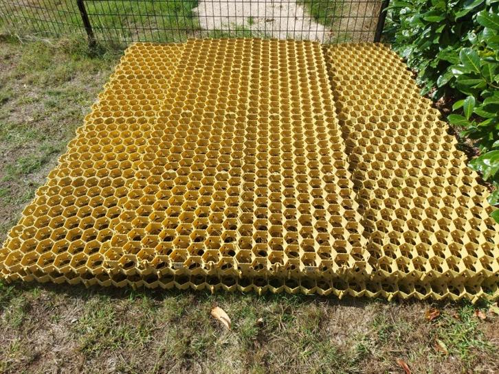 Grindrooster (nieuw), Tuin en Terras, Grind, Keien en Split, Nieuw, Grind, Geel, Overige materialen, Ophalen