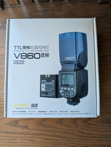 Flash Godox v860 II pour Nikon beschikbaar voor biedingen
