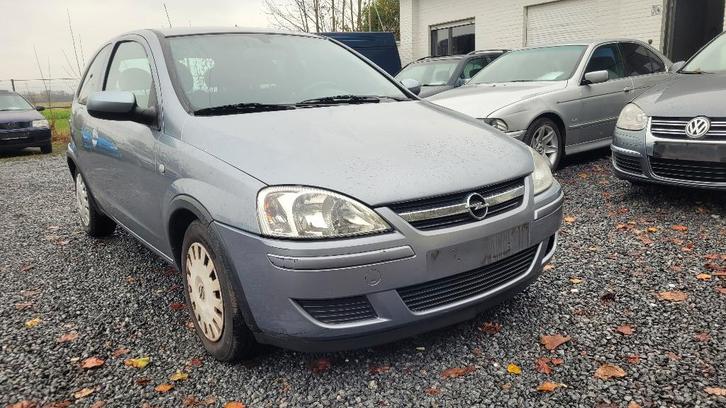 opel corsa 1.0i AL GEKEURD ROOS FORM euro 4 2004, Auto's, Opel, Bedrijf, Te koop, Corsa, ABS, Airbags, Alarm, Boordcomputer, Centrale vergrendeling