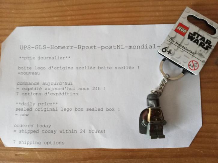 LEGO Star Wars The Mandalorian sleutelhanger - 854124 -, Kinderen en Baby's, Speelgoed | Duplo en Lego, Nieuw, Lego, Complete set