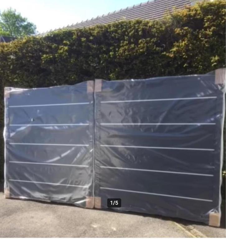 schuifpoort showroommodel, Tuin en Terras, Tuinpoorten, Gebruikt, Schuifpoort, Aluminium, Ophalen