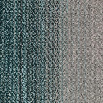 Teal/Stone tapijttegels Woven Gradience van Interface beschikbaar voor biedingen