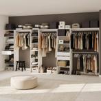 dressing in kit moduleerbaar, Huis en Inrichting, Kasten | Kleerkasten, Ophalen, 150 tot 200 cm, Nieuw, Met hangruimte