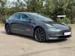 TESLA MODEL 3 PERFORMANCE! / EESTE EIGENAAR! / GEKEURD VVK!, Auto's, Automaat, Zwart, 355 kW, Zilver of Grijs