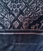 Groot zwart fleecedeken merk Christian Lacroix, Ophalen