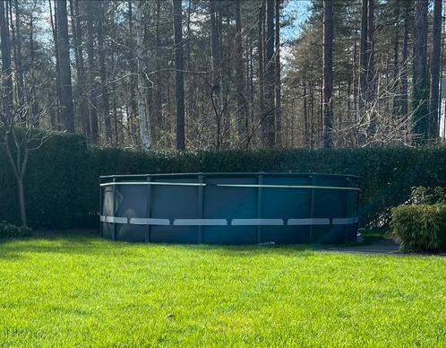 Zwembad met warmtepomp. Vrijblijvend te bezichtigen, Tuin en Terras, Zwembad-toebehoren, Gebruikt, Verwarming, Ophalen