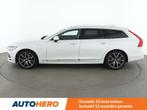 Volvo V90 2.0 T8 Plug-in Hybrid Inscription AWD (bj 2019), Auto's, Automaat, Wit, Leder, Bruin