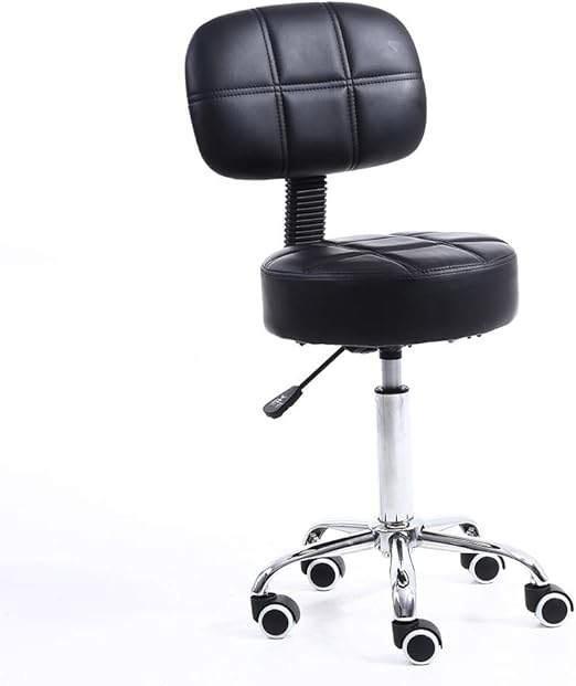 Werkkruk met wieltjes | rugleuning | Nieuw, Huis en Inrichting, Krukjes, Nieuw, Overige materialen, In hoogte verstelbaar, Verzenden