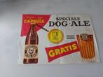 Oude bierreclame prent Speciale Dog Ale brouwerij ROELANTS, Panneau, Plaque ou Plaquette publicitaire, Autres marques, Utilisé