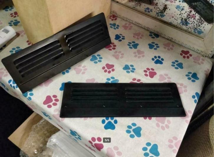 verluchtingsroosters voorramen Fiat Ducato 244 bj ‘02-‘06, Caravans en Kamperen, Mobilhome-accessoires, Zo goed als nieuw, Ophalen of Verzenden