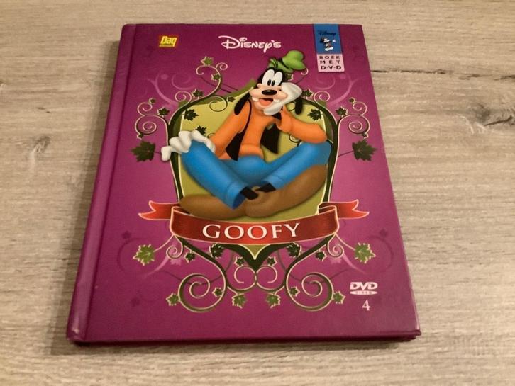 Disney Goofy boek met DVD (2007), Cd's en Dvd's, Dvd's | Tekenfilms en Animatie, Zo goed als nieuw, Europees, Tekenfilm, Alle leeftijden