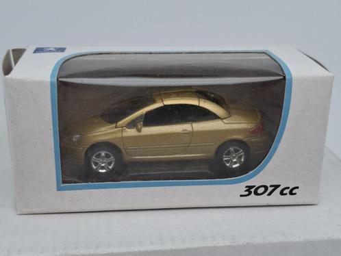 Peugeot 307 cc - Norev 3 inch, Hobby en Vrije tijd, Modelauto's | Overige schalen, Zo goed als nieuw, Auto, Ophalen of Verzenden